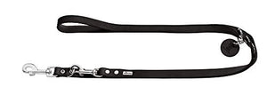 Training Leash, 20/200 Soft Genuine Cow Leather, Black | Hunter