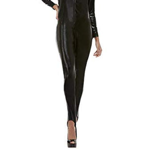 Smiffys 52415L Posh Power Costume, Women, Black, L - UK Size 16-18