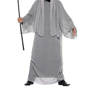 Smiffys Adult men's Grim Reaper Costume, Gown and Half Face Mask, Legends of Evil, Halloween, Size ML, 44353
