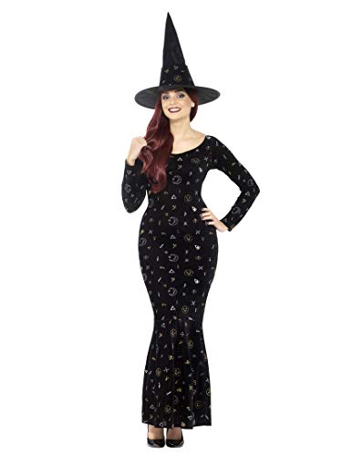 Smiffys 45120S Deluxe Black Magic Ouija Witch Costume (Small)
