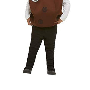 Smiffys 61035ML Christmas Pudding 3D Costume, Unisex Children, Brown, M to L - Age 8-12 years