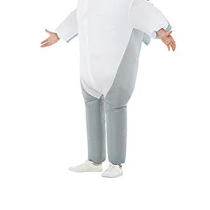 Smiffys 50961 Inflatable Shark Attack Costume, Unisex Adult, Grey, One Size