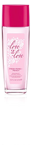 Love 2 Love Fresh Rose Plus Peach Eau de Toilette Spray for Her, 100 ml