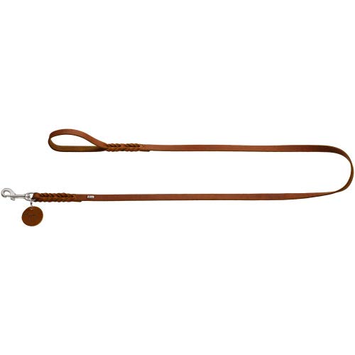 Leash Solid Education, 11/110 Soft Genuine Cow Leather, Cognac | Hunter
