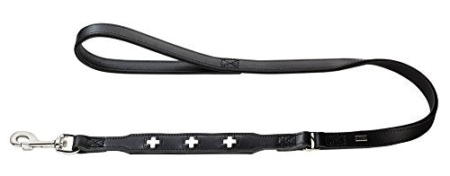 Leash Swiss 18/100 Organic Leather Black/Nappa Black | Hunter