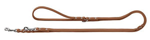 Training Leash Elk Petit 8/200 Nickel Elkleather Cognac/Elkleather Cognac | Hunter