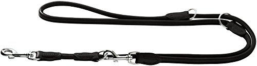 Train. Leash Round & Soft Elk 14/200 Ni Elkskin Black | Hunter