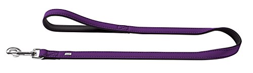Leash Softie 20/100 Nickel Artificial Leather Violet/ Black | Hunter