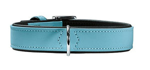 Collar Softie 55 Nickel Artificial Leather Turquoise/ Black | Hunter