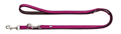 Leash Capri, 8/200 Raspberry/Black, Leather | Hunter