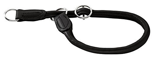 Training Collar Round & Soft Elk 45/10 Elkskin Black | Hunter