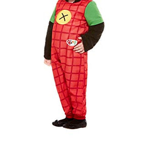 Smiffys 50183S Officially Licensed Bing Deluxe Costume, Unisex Children, Red, S - Age 4-6 years