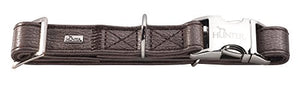 Collar Capri Pearl Alu-Strong, L Brown, Leather | Hunter