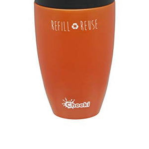 Stainless Steel Coffee Mug 350 ml Capacity, Orange