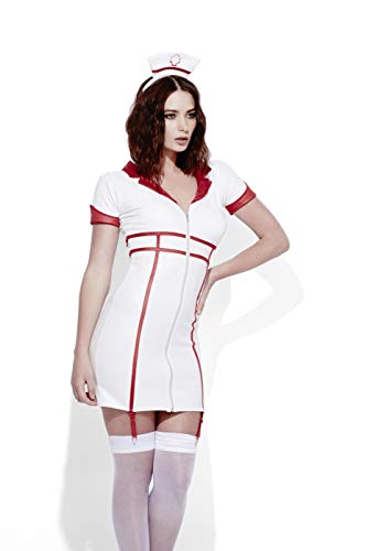 Fever 43499S Costume, White, S-UK Size 08-10