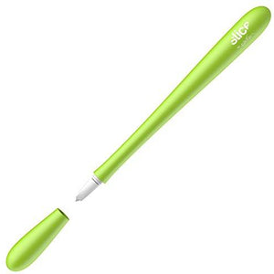 Slice 00116 Precision Cutter with Ceramic Blade, Finger Friendly, Non-Slip Grip, Micro-Blade Craft Knife Tool, Green