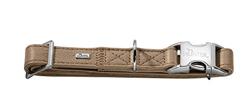 Collar Capri Alu-Strong Gr. L Stone, Leather | Hunter