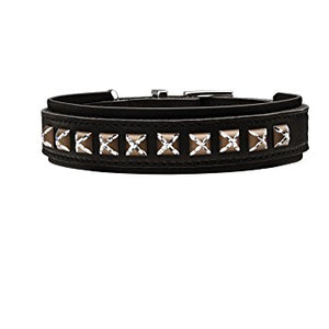 Collar Larvik Style Comfort, 35 Soft Genuine Cow Leather, Black/Black | Hunter
