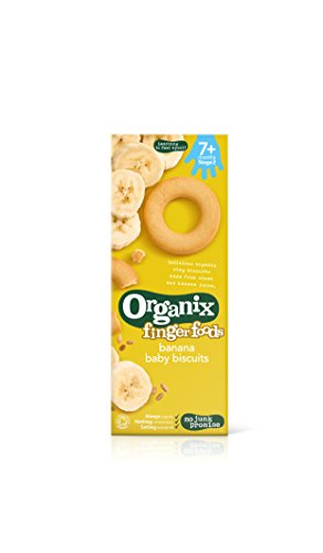 ORGANIX (VEGETARIAN) Organic Baby Ring Biscuits Banana 54g (PACK OF 1)