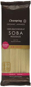 Clearspring Organic Japanese 100 percent Buckwheat Soba Noodles, 200g