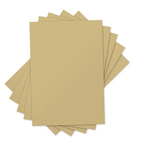 Sizzix 5 Inksheets Transfer Film Sheets, 4 by 6", Gold