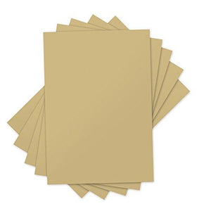 Sizzix 5 Inksheets Transfer Film Sheets, 4 by 6", Gold