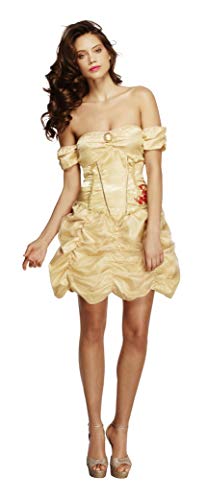 Fever Adult Women's Golden Princess Costume, Dress, Once Upon a Time, Size S, 20549