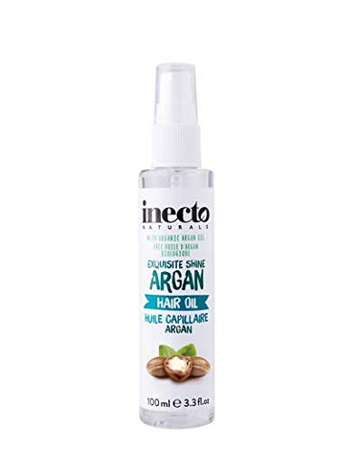 inecto Naturals Exquisite Shine Hair Oil, Argan 100 ml - Pack of 6