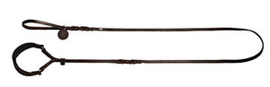 Universal Leash Solid Education, 13/200 Soft Genuine Cow Leather, Dark Brown | Hunter