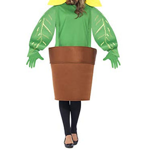 Smiffy's Adult Sunflower Costume multicoloured One Size