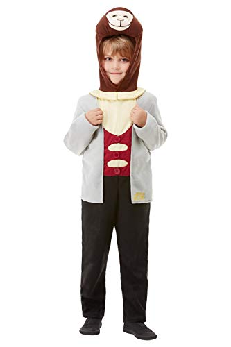 Smiffys 48783S Officially Licensed Wind in The Willows Deluxe Mole Costume, Boys, Grey, S - Age 4-6 years