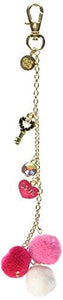Prima Marketing 655350593377 My Prima Planner Embellishments "Raspberry Kisses Pompom" Keychain