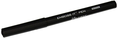 Ranger EMP20653  Inkssentials Embossing Pens, 2-Pack, Black And Clear