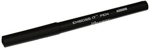 Ranger EMP20653  Inkssentials Embossing Pens, 2-Pack, Black And Clear