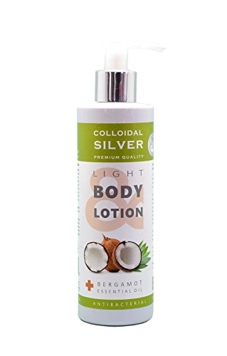 Nature’s Greatest Secret Colloidal Silver Antibacterial Calming Bergamot Lotion with Organic Virgin Coconut Oil 125 ml
