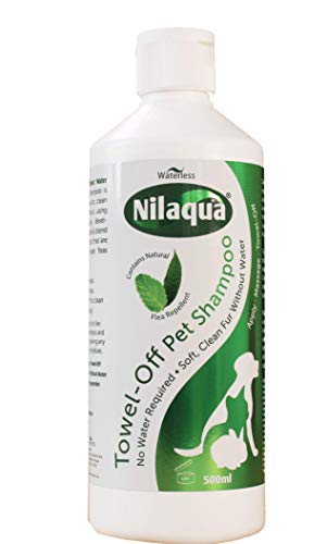 Nilaqua 500Ml Towel-Off Waterless Pet Shampoo – Flea Repellent
