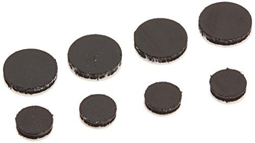 ProMag Round Magnets W/Foam Adhesive-(4) .5" & (4) .75"