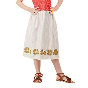 Smiffys 51031S Hawaiian Princess Costume, Girls, Red, S - Age 4-6 years