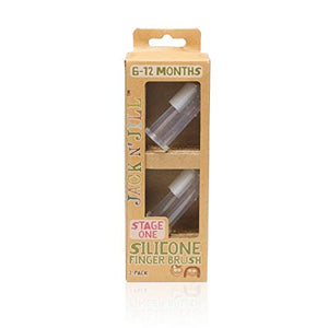 Jack & Jill | Silicone Finger Brush - Stage 1 | 3 X 2 Pack