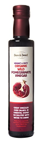 Pomegranate Vinegar by Sun & Seed | Wild and Organic | Made from Wild Pomegranates that grow in Southern Europe | 250ml