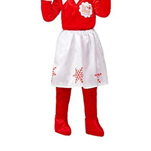 Smiffys 52241T2 Officially Licensed Elf on The Shelf Girl Costume, Red, Toddler - Age 3-4 years