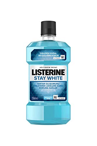 Listerine Advanced Stay White Tartar Control Mouthwash 250ml