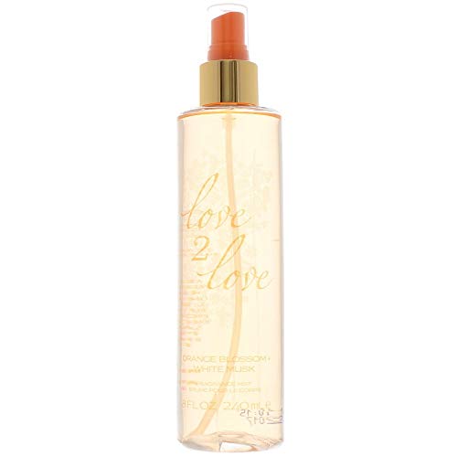 Love 2 Love Orange Blossom Plus White Musk Fragrance Mist for Her, 240 ml