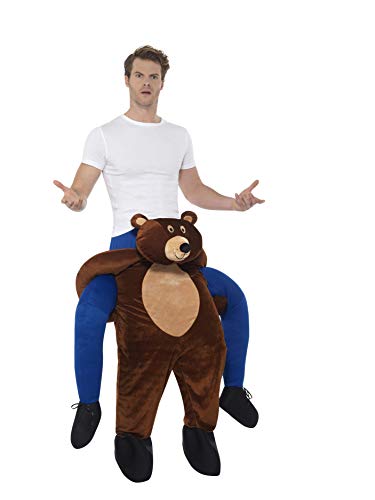 Smiffys 48811 Piggyback Bear Costume, Brown, One Size