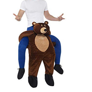 Smiffys 48811 Piggyback Bear Costume, Brown, One Size