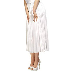 Smiffys Women's Marilyn Monroe Classic Costume, Halterneck Dress,Color: White, 27428