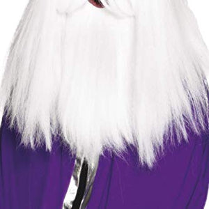 Smiffys Magician Set with Wig and Beard - White
