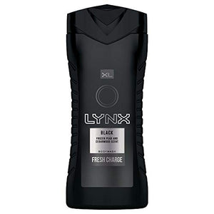 Lynx Black Shower Gel 400 ml Pack of 3
