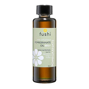Fushi Pomegranate 80%+ Omega 5 Oil 50ml | Virgin & Fresh-Pressed | Best for Pigmentation, Wrinkles & Dry Skin | Clear, Golden Yellow Coloured Oil | Filtered for Clarity |Ethical, Vegan, Made in the UK