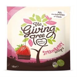 Giving Tree Ventures Strawberry Crisps 18g X 6 (Pack of 6)